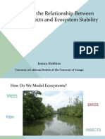 Elucidating the Relationship Between Indirect Effects and Ecosystem Stability - Presentation