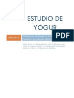 Estudio de Yogur - Informe FINAL Enero 2010