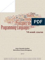 Principles of Programming Languages - ASU 2013