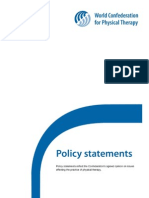 WCPT - Declaraciones de Politica Fisio 2013