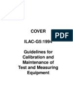 Guidelines For Calibration Ilac-G5