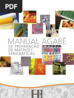 Manual Agabê de preparação de matrizes serigráficas