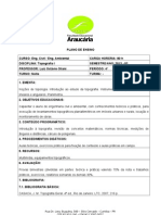 Plano de Ensino Topografia I