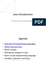 Java Introduction