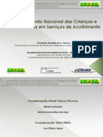 Levantamento Nacional Das Criancas e Adolescentes em Servicos de Acolhimento