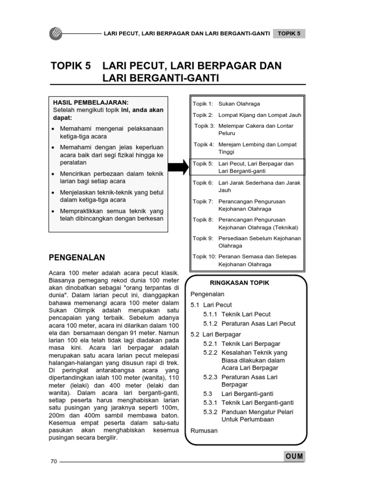 Topik 5 Lari Pecut Lari Berganti Ganti Pdf