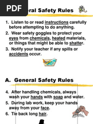 A General Safety Rules