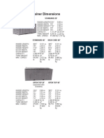 Ocean Container Dimensions: Standard 20'