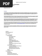 Database Access With Visual Basic
