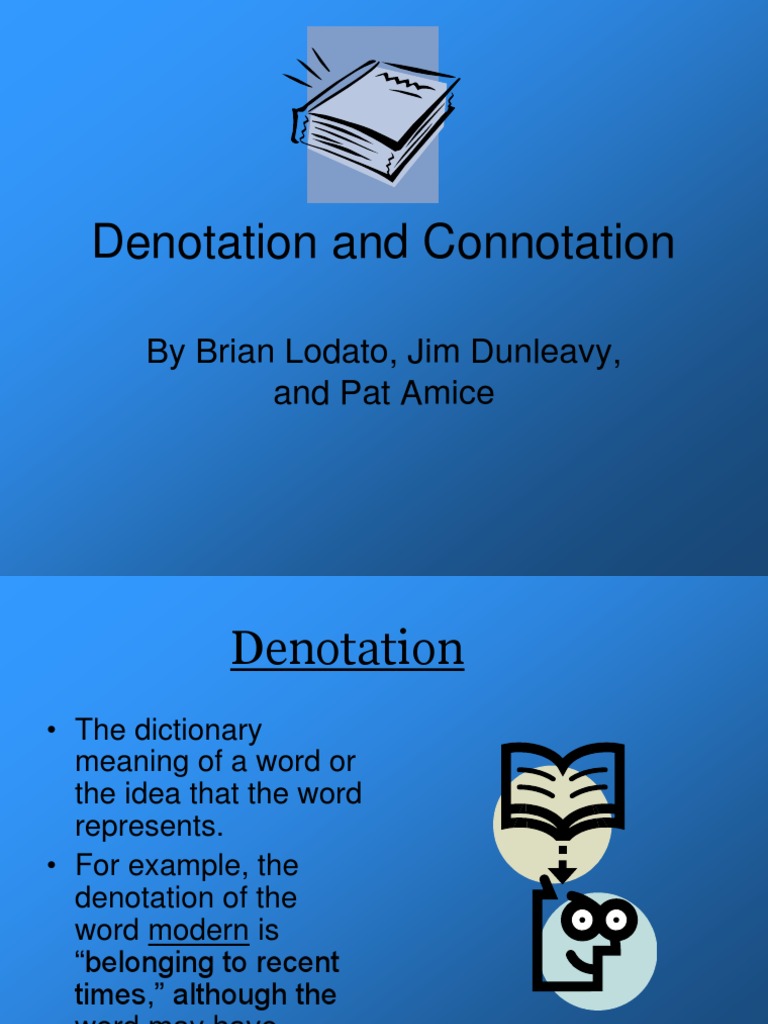Denotation and Connotation in Poetry | PDF | Wall | Poetry