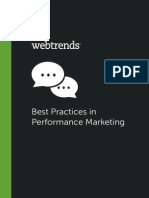 Best Practices in Performance Marketing