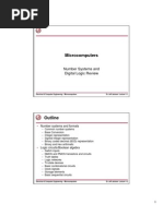 Microcomputers: Number Systems and Digital Logic Review