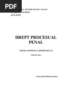 Drept Procesual Penal .Nr.2