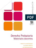 Derecho Probatorio