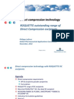 Direct Compression and ROQUETTE DC Polyols 2012_ V2