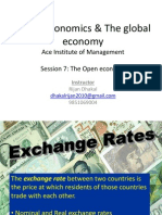 Macroeconomics & The Global Economy: Ace Institute of Management Session 7: The Open Economy