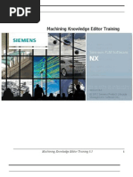 NX 8.5 MachiningKnowledgeEditor