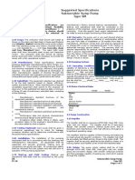 Pumps: Suggested Specifications Submersible Sump Pump Type SM