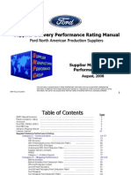 Supplier Delivery Performance Rating Manual