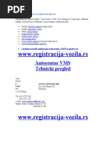Download tehnicki pregled - sve na jednom mestu by sve za auto SN16244608 doc pdf