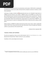 Download Analysis of Clarkes Geostationary Orbit GEO Surface Escape Velocity and the Earths Orbital Velocity About the Sun by Michael M W de Silva SN16246241 doc pdf