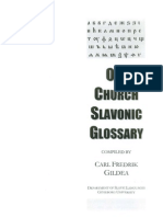 Slavonic Glossary