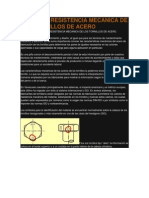 Sobre La Resistencia Mecánica de Los Tornillos de Acero