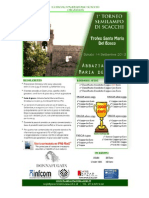 Bando 1° Torneo Semilampo di Scacchi - "Trofeo Santa Maria del Bosco"