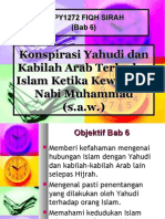 Bab 6 - Konspirasi Yahudi & Kabilah Arab Terhadap Islam Ketika Kewafatan Nabi Muhammad S.A.W