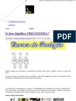 O Que Significa TRICOTOMIA - Portal Da Teologia PDF