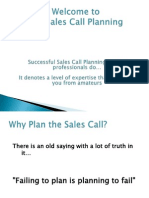 Sales Call Planning