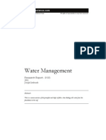 RR-0103 Water Management