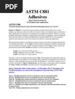Astm C881 | PDF | Epoxy | Concrete