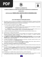 RADIOLOGIA_ODONTOLÓGICA prova