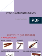 Percussion Instruments: Classification
