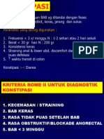 Bahan - Kuliah Konstipasi