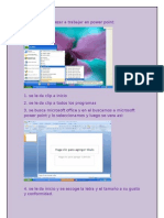 Pasos para Empezar A Trabajar en Power Point