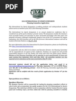 Download 2014 International Ivy Sports Symposium Planning Committee Application London by Sports Symposium Inc SN162492115 doc pdf