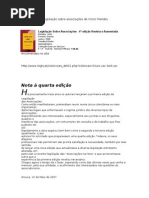 livro Legislação sobre associações de Victor Mendes