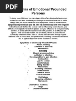 Download Symtoms of Emotionally Wounded People by Craig Wagener SN16250554 doc pdf