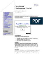 Cisco Router Configuration Tutorial