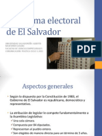 El Sistema Electoral de El Salvador