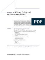 Guide Writing Policies