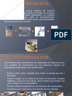 Propiedades y tipos de mortero para mampostería