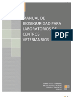 Manual de Bioseguridad para Laboratorio de Veterinaria