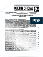 Publicación del Boletín Oficial del Gobierno del estado de Baja California Sur