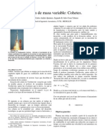 Cuerpos de Masa Variable - Cohetes. PDF