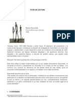 Ficha de Lectura - 3 Hombres Que Caminan Giacometti