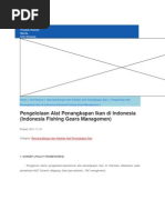 Download Pengelolaan Alat Penangkapan Ikan Di Indonesia Indonesia Fishing Gears Managemen by Noor Kholifah SN162579848 doc pdf