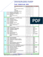 UNFV FCFC Plan Curricular Vigente